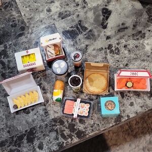 Mini Brands Miniature Food Set with Assorted Dishes
